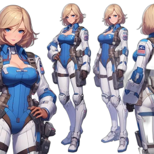 weapon, robot, jacket, concept art transparent PNG cut-out