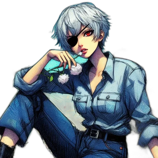flower, weapon, robot, face transparent PNG cut-out