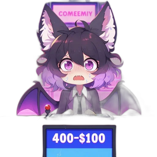 creature, dragon, vaporwave, anime transparent PNG cut-out