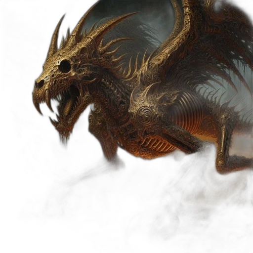 dragon, creature, animal, mask transparent PNG cut-out