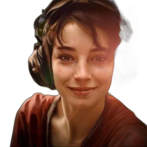 face, robot, staff, weapon transparent PNG cut-out