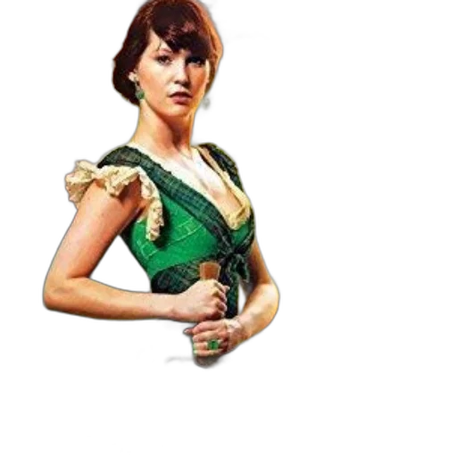 dress, staff, jewelry, pixel art transparent PNG cut-out