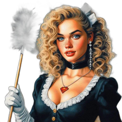 staff, jewelry, fantasy art, oil painting transparent PNG cut-out