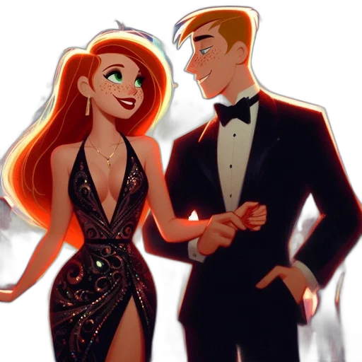 dress, cartoon, concept art, comic book art transparent PNG cut-out