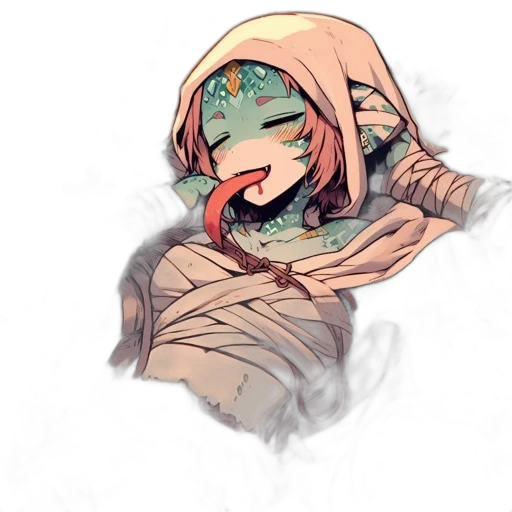 mask, creature, face, staff transparent PNG cut-out