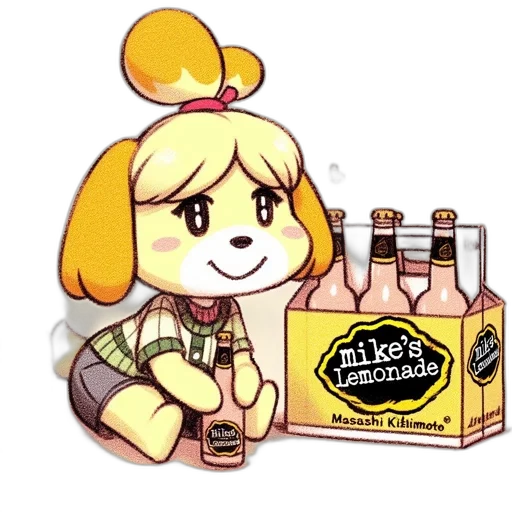 food, bottle, animal, pixel art transparent PNG cut-out
