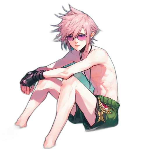 weapon, creature, sword, jacket transparent PNG cut-out