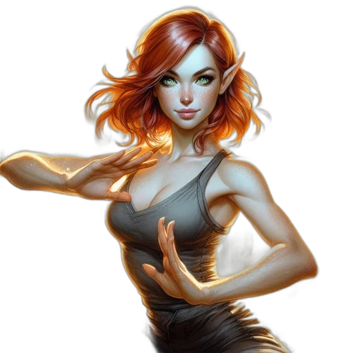 fantasy art, comic book art, concept art, pixel art transparent PNG cut-out