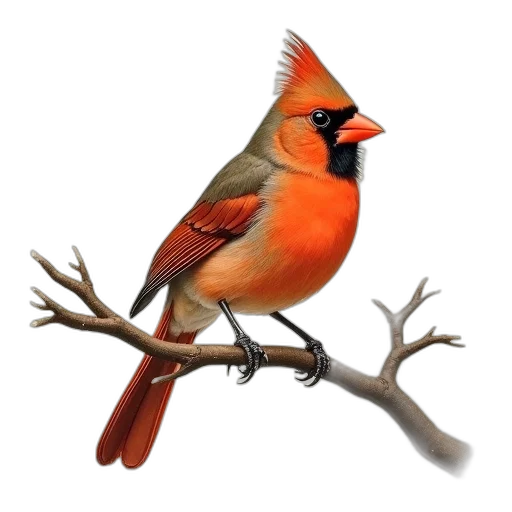 animal, staff, crown, photorealistic transparent PNG cut-out