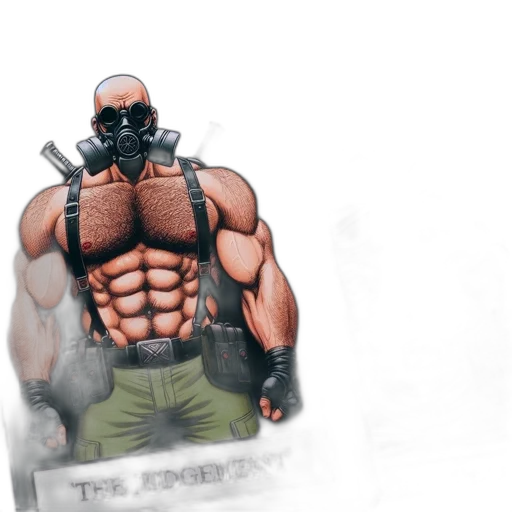 weapon, comic book art, concept art, 3d render transparent PNG cut-out