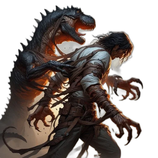 dragon, creature, concept art, fantasy art transparent PNG cut-out