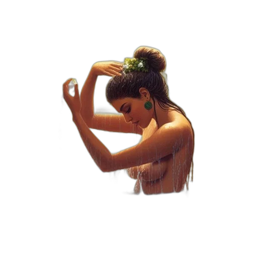 jewelry, hair, crown, oil painting transparent PNG cut-out