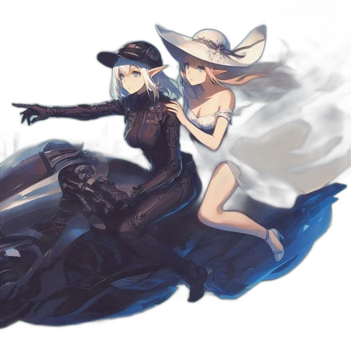 dress, hat, weapon, dragon transparent PNG cut-out