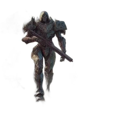 robot, creature, weapon, sword transparent PNG cut-out