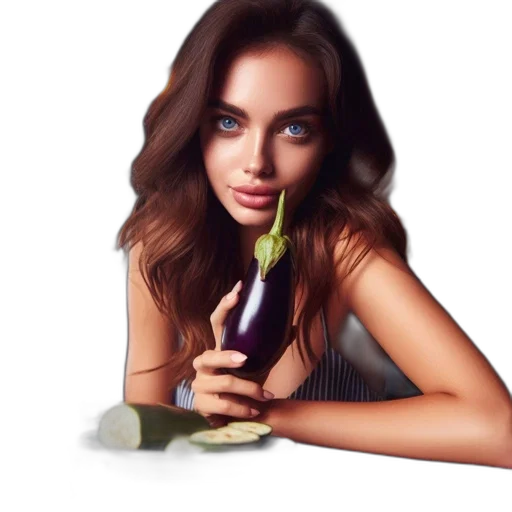 food, hair, weapon, photorealistic transparent PNG cut-out