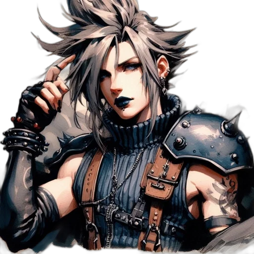 sword, weapon, hair, staff transparent PNG cut-out