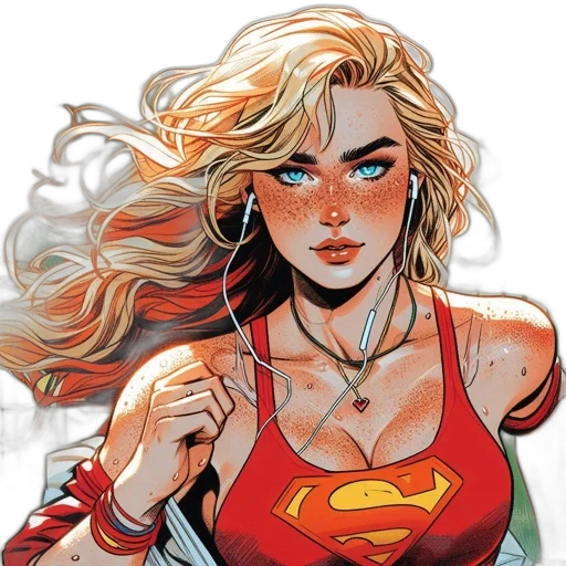 comic book art, concept art, cartoon, fantasy art transparent PNG cut-out