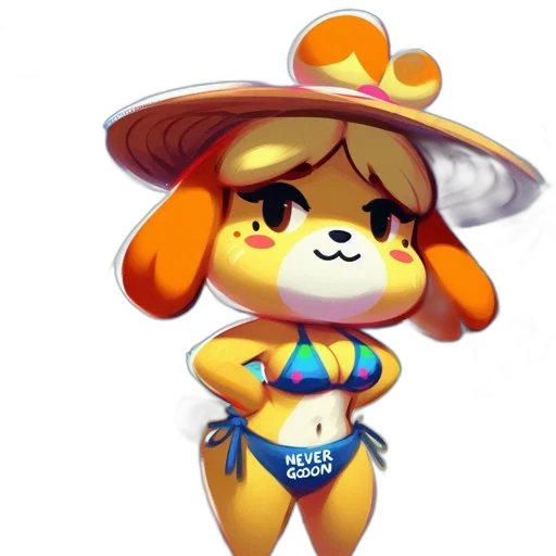 hat, staff, animal, concept art transparent PNG cut-out