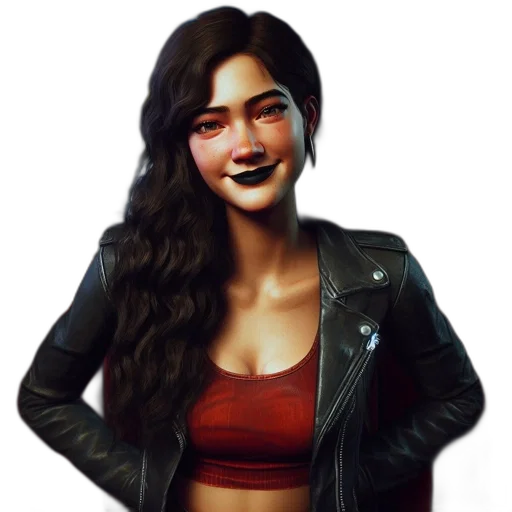 jacket, face, concept art, fantasy art transparent PNG cut-out