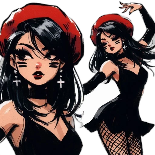 hat, comic book art, cartoon, concept art transparent PNG cut-out
