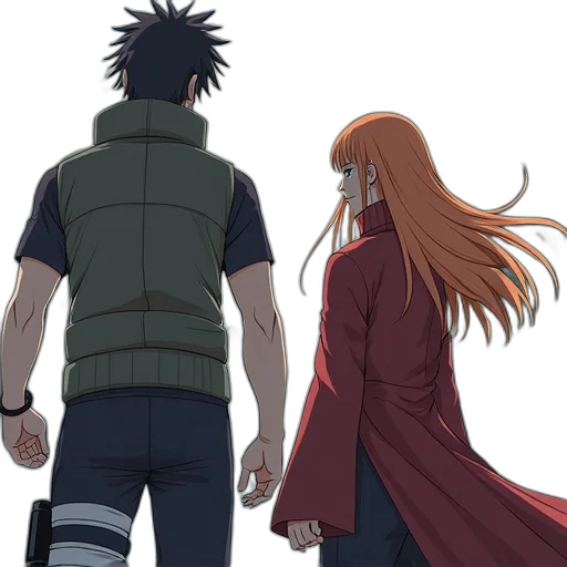 anime, concept art, fire, outer space transparent PNG cut-out