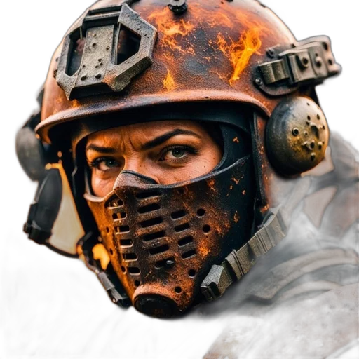 mask, face, weapon, robot transparent PNG cut-out