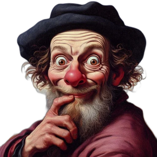 face, mask, hat, staff transparent PNG cut-out