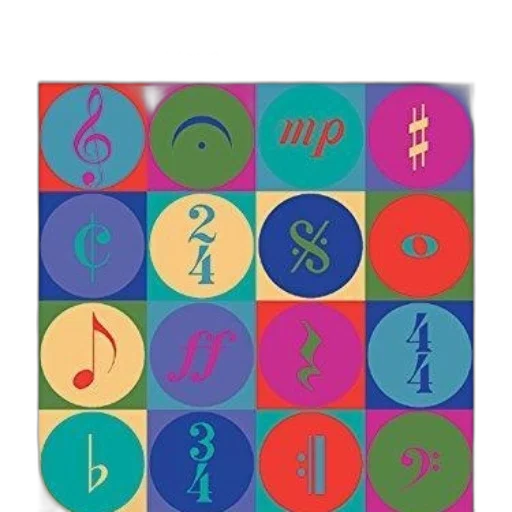 neon, colorful, book, cover transparent PNG cut-out