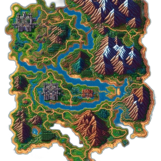 dragon, pixel art, concept art, fantasy art transparent PNG cut-out