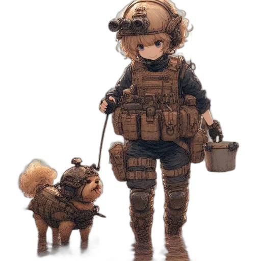 weapon, animal, creature, staff transparent PNG cut-out
