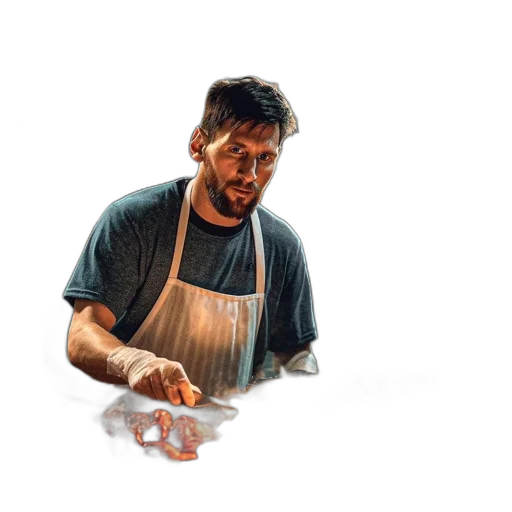 food, staff, face, weapon transparent PNG cut-out