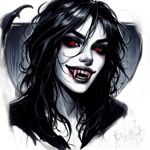 face, comic book art, fantasy art, concept art transparent PNG cut-out