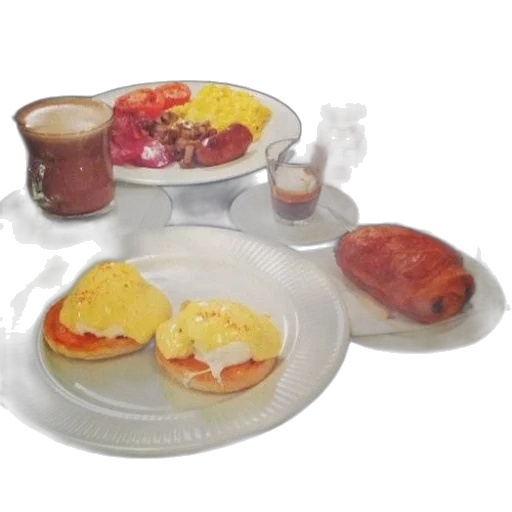 food, table, plates, including transparent PNG cut-out