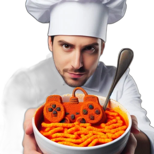 food, staff, creature, robot transparent PNG cut-out
