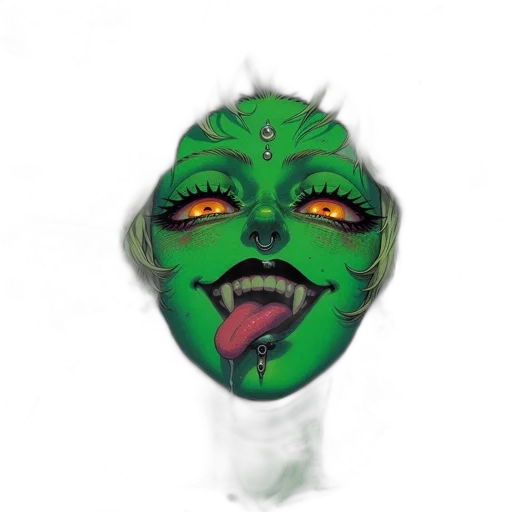 mask, face, creature, concept art transparent PNG cut-out