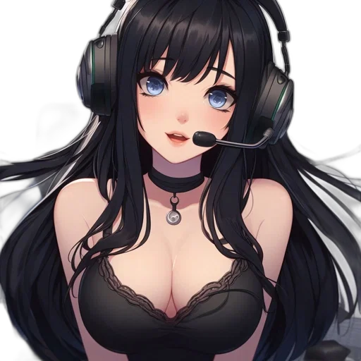 staff, face, anime, pixel art transparent PNG cut-out
