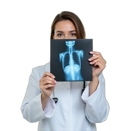 robot, young, female, doctor transparent PNG cut-out