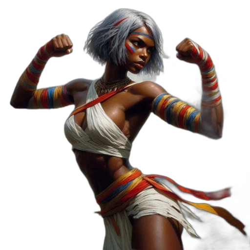 concept art, fantasy art, comic book art, cyberpunk transparent PNG cut-out