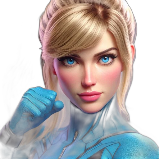 face, fantasy art, concept art, photorealistic transparent PNG cut-out