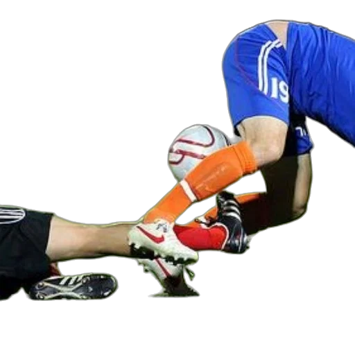 photorealistic, soccer, player, blue transparent PNG cut-out