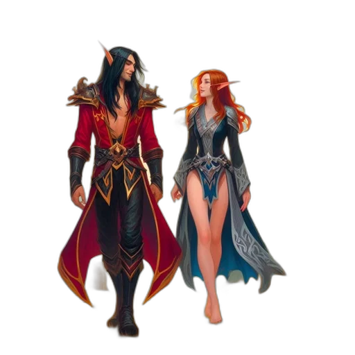 fantasy art, concept art, comic book art, 3d render transparent PNG cut-out