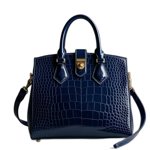 blue, navy, croco, effect transparent PNG cut-out