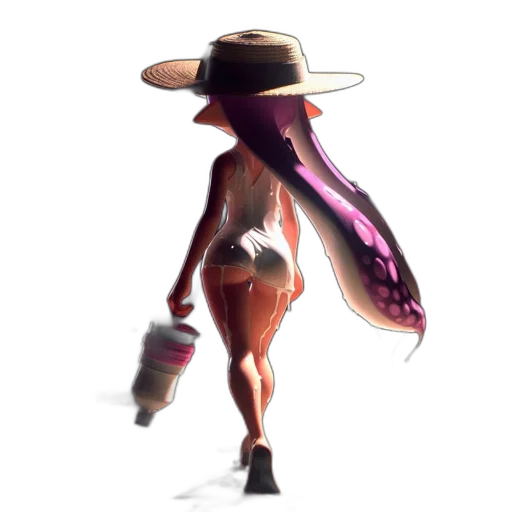 hat, dress, weapon, robot transparent PNG cut-out