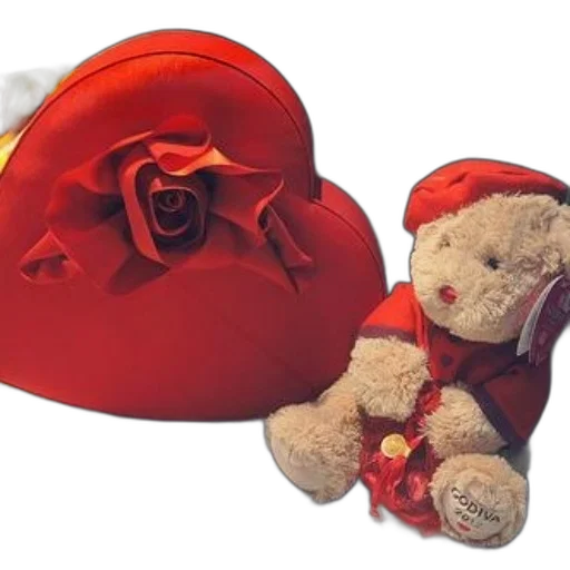 3d render, photorealistic, red, heart-shaped transparent PNG cut-out
