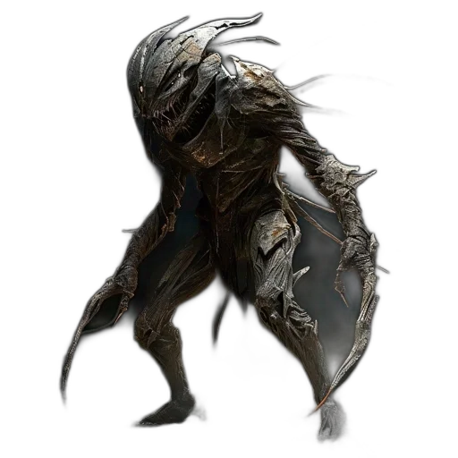 creature, dragon, mask, weapon transparent PNG cut-out