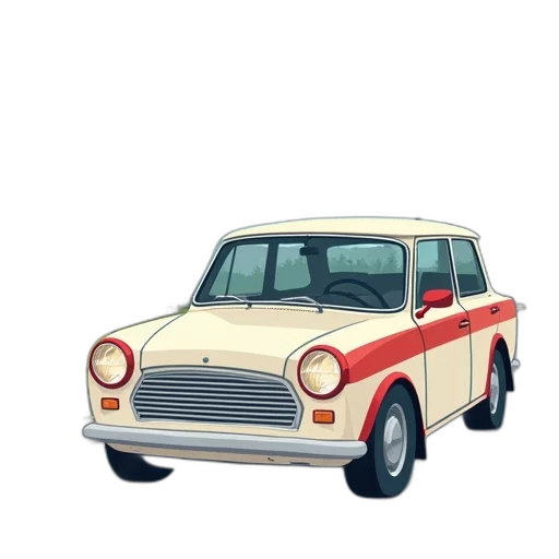car, animal, 3d render, photorealistic transparent PNG cut-out