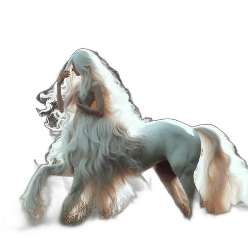 hair, animal, creature, dragon transparent PNG cut-out