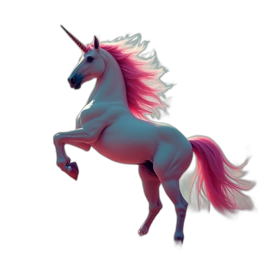 animal, dragon, creature, vaporwave transparent PNG cut-out