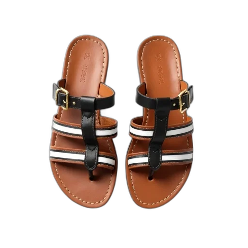 shoes, pair, brown, leather transparent PNG cut-out