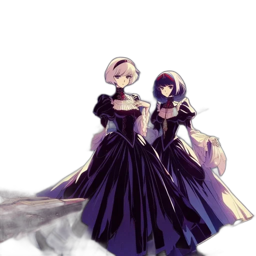 dress, crown, staff, concept art transparent PNG cut-out